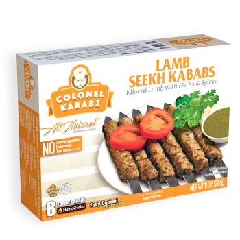 LAMB SEEKH KABABS 8ct.